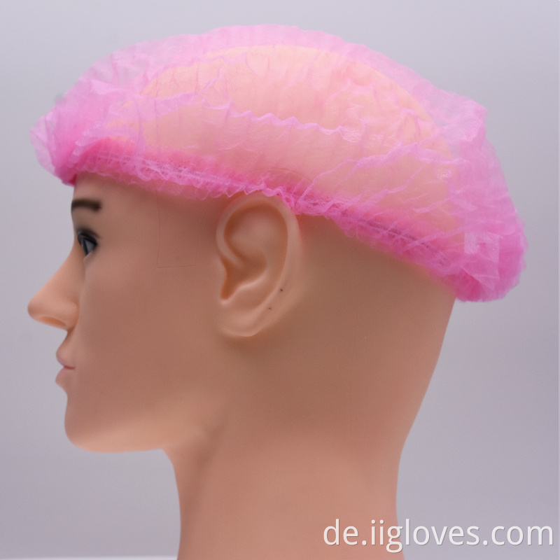 Nicht gewebte Boufffante Cap Bouffant Cap Bouffant Non Woven Elastic Cap